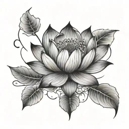 Broken Lotus Flower