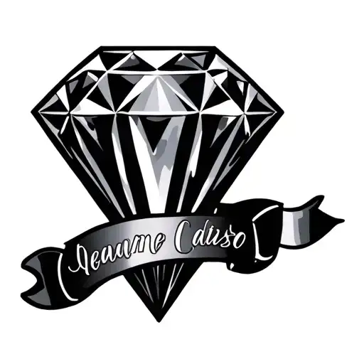 Diamond With Name Written