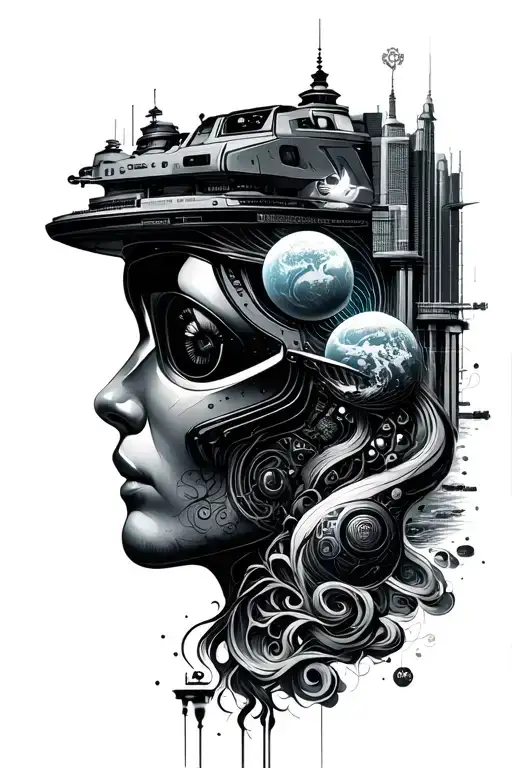 Travel And Technology Merging Together