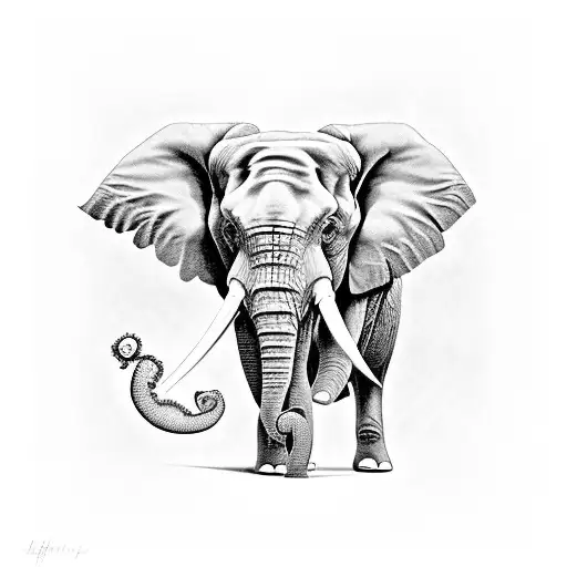 Jazmines And Elephant