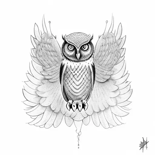 Owl With Extra Wings