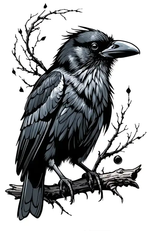 Sketchy Crow