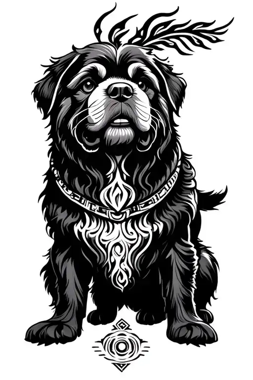 Tibetan Mastiff Foo Dog