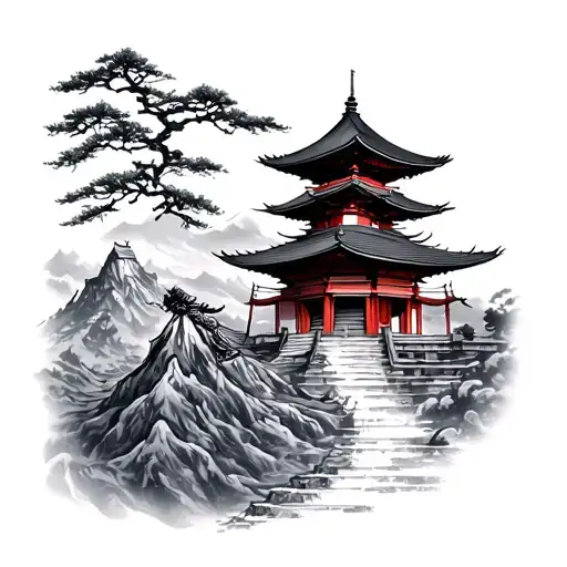 Samurai Mountian Temple