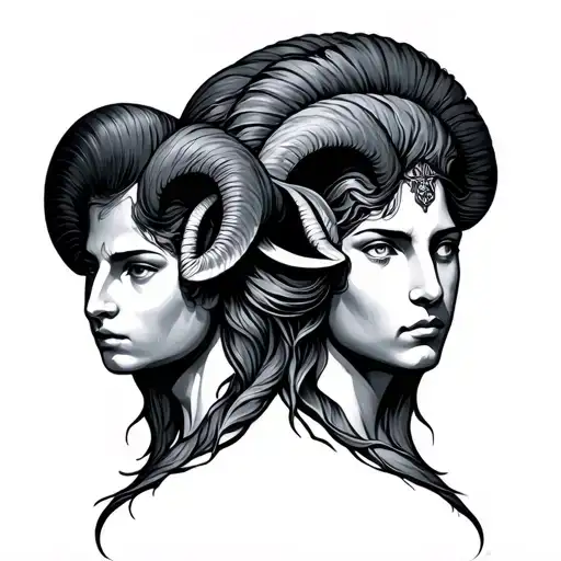 Aries And Aquarius Combined Together