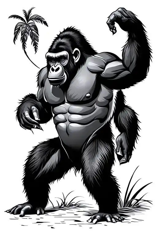 African Tribal Gorilla
