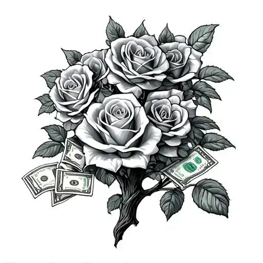 Roses Gambling Money Tree Growing