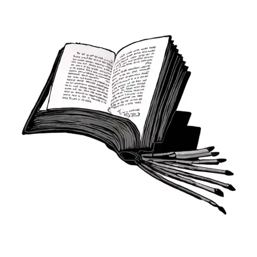 Smut Book Open Book Surrounded