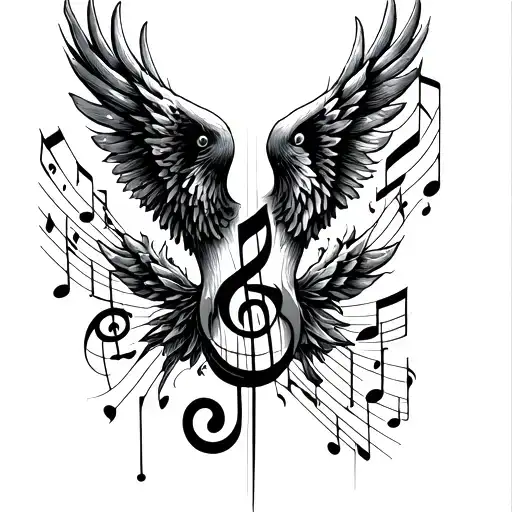 Electronic Music Notes And Freedom Of Mind Body Soul