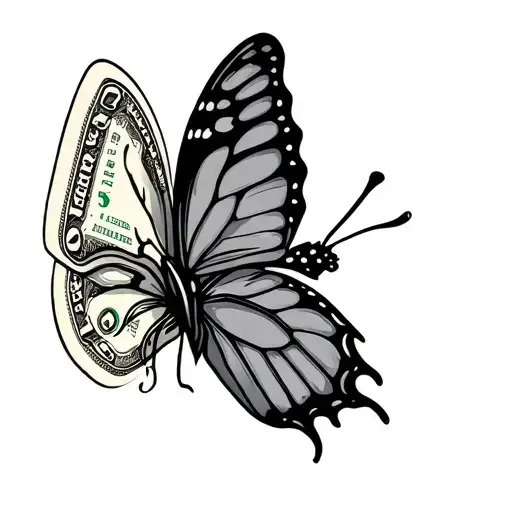 Buttefly With Money
