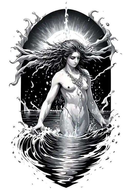 Aqurarius Pouring Water