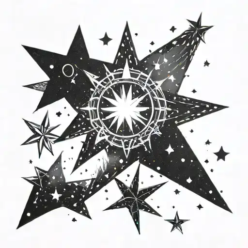 February Star Constellation And November Star Constellation Combined