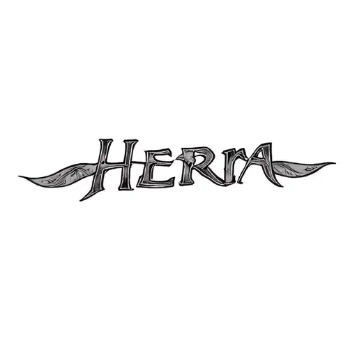Aquarius Zodiac Symbol For Bread Winner Tattoo Named Herra
