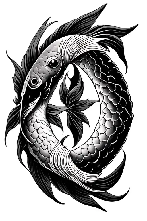 Tarus And Pisces Symbol With Subtle Elements