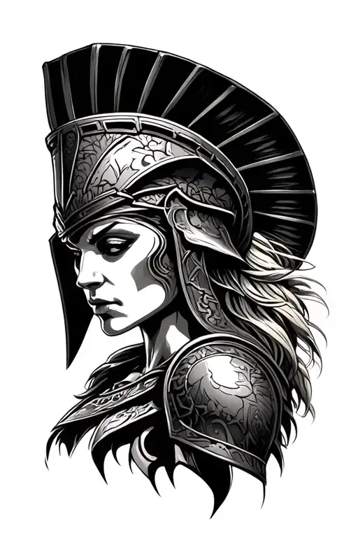 Ares Statue As A Female Spartan