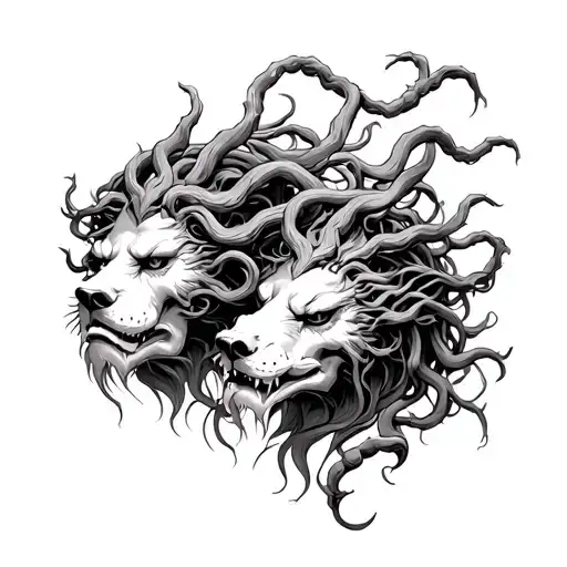 Medusa And Cerberus