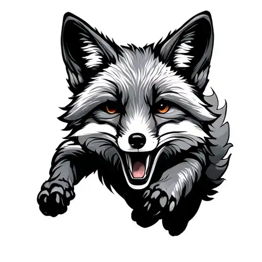 Fox Running Like Human