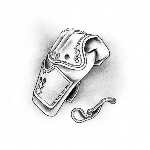 Western Leather Work Sleeve