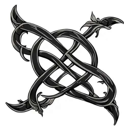 Celtic Knot With Vine