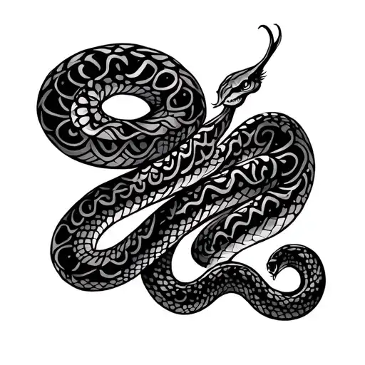 Snake Tribal Style