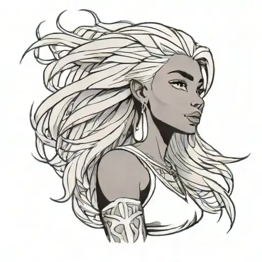 Drawe Me A Tattoo About Kida From The Disney Movie Atlantis