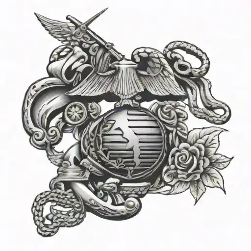 Marine Corps Veteran Background Filler