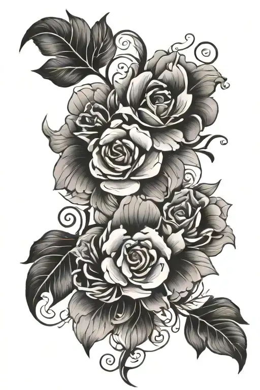 Floral Design With Nature Path