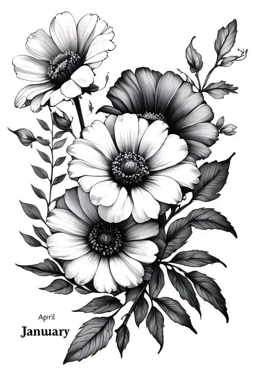 Birth Month Flowers For April And January