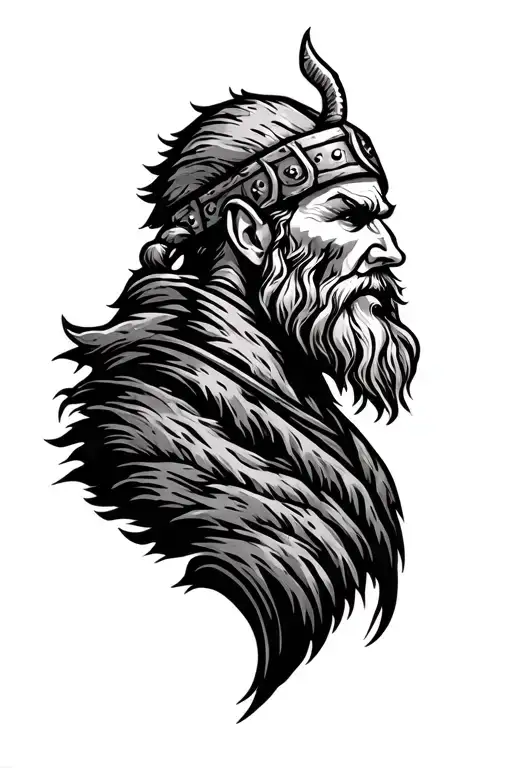 Viking Mountain Landscape