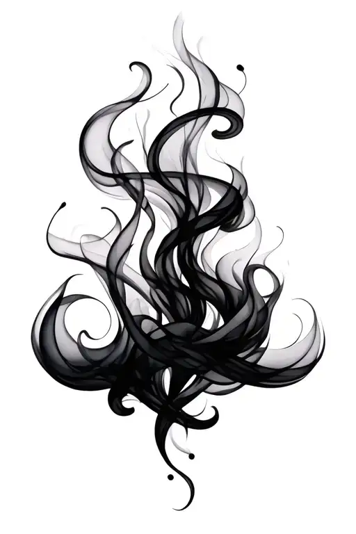 Abstract Smoke And Fire