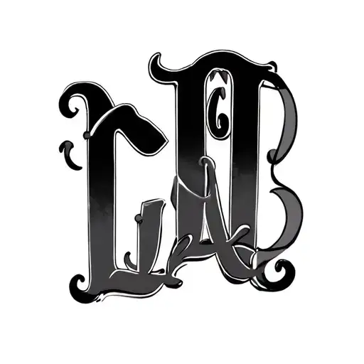 Friends Initials C R L A