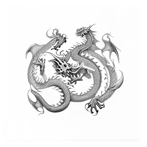 Dragon In Chain