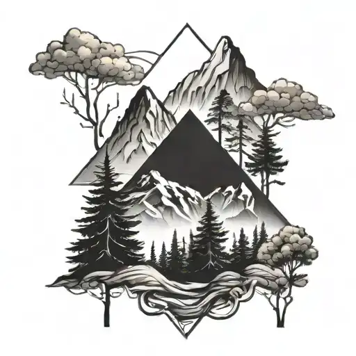 Half Forest And Half Mountains