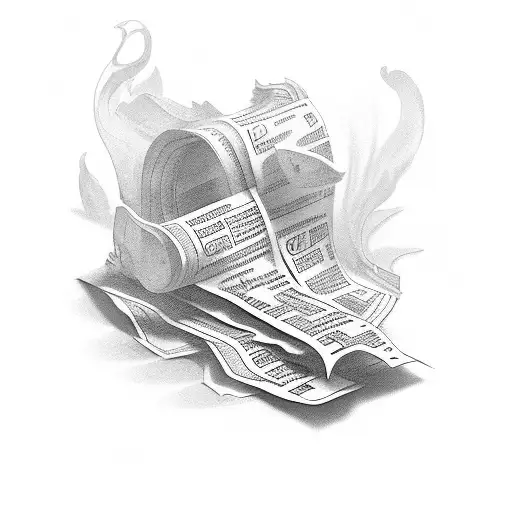 Scroll Of Paper With Text