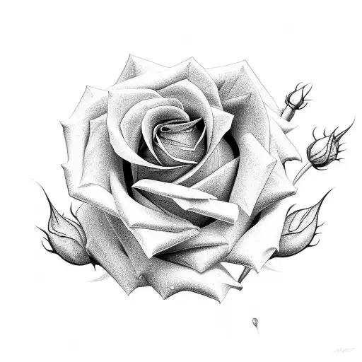 Rose And Cosmo Flowers