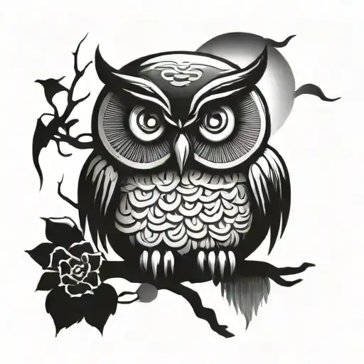 Japanese Style Owl