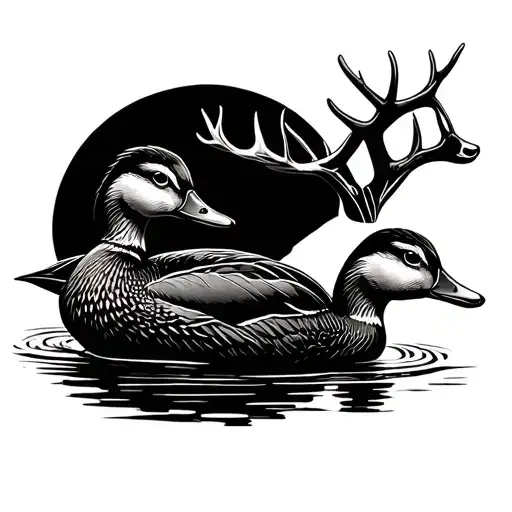 Ducks And Deer