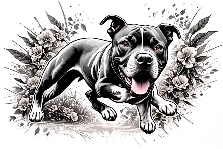 Pitbull In He Jump Thats