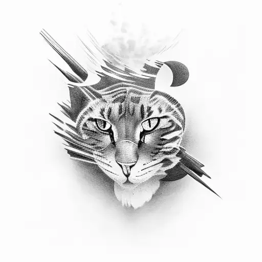 A Black And Grey Tattoo Of A Famous Movie Scene With A Brazilian Twist