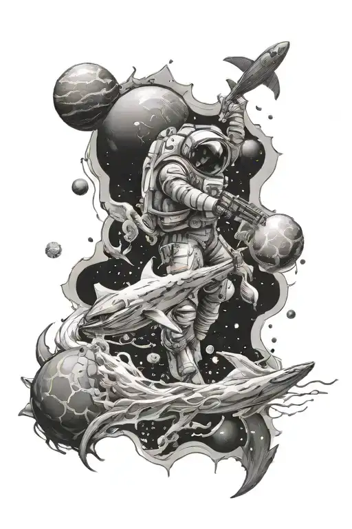 Ocean And Outer Space Themed