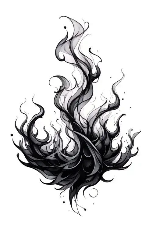 Abstract Smoke And Fire