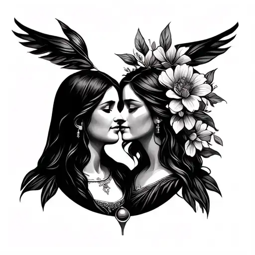 Religious Mother Daughter