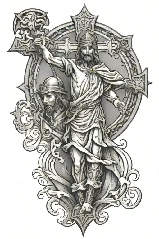 Jesus Cross Knights Templar