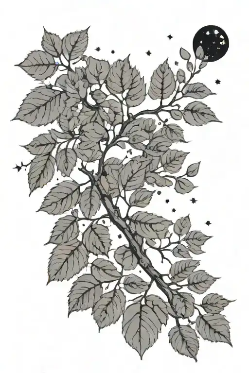 Rowan Tree Leo Constellation New Moon