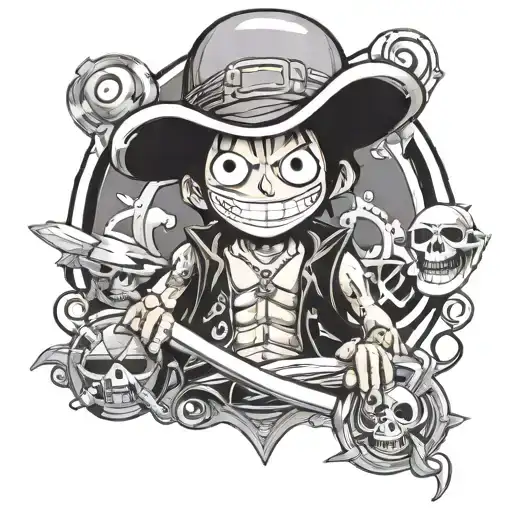 One Piece Anime Style New School