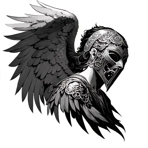 Sain Michael Arch Angel Masked