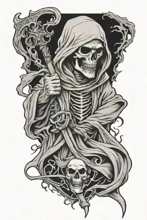 Halloween Scary Grim Reaper