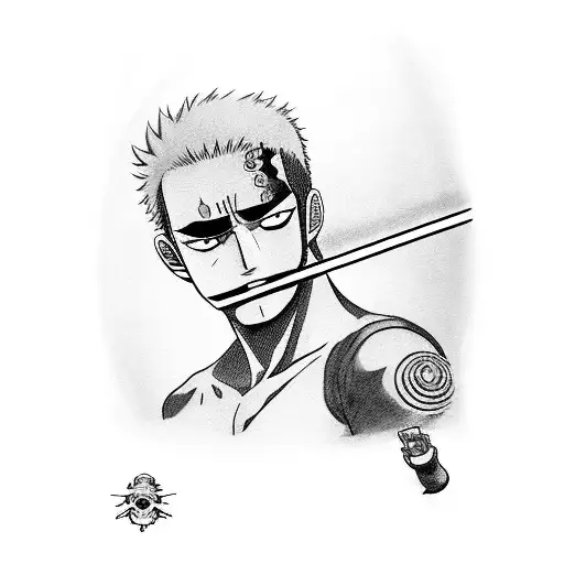 Zoro From One Piece With Lightsabers Arm Sleeve