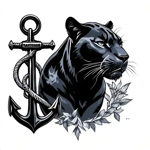Black Panther And Anchor
