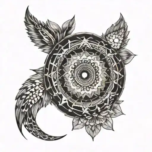 Mandala And Moon Phases